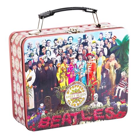 sgt peppers metal lunch box|Beatles Lunch Box: Sgt. Pepper's Album Cover .